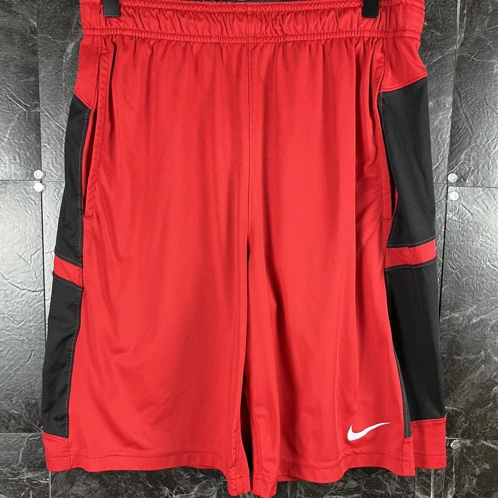 Nike Men's Red Dri-Fit Running Shorts Small